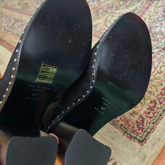 Rag & bone black suede ankle boots - Picture 8 of 8